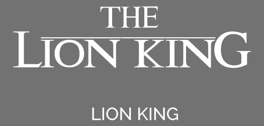 Free The Lion King Movie Font