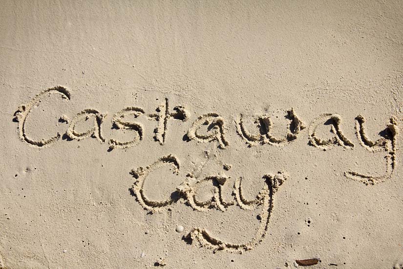 Castaway Cay in Sand