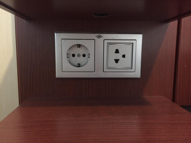 Bedside Electrical Outlets on Disney Cruise