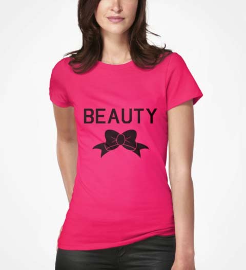 Beauty and the Beast Bow Shirt