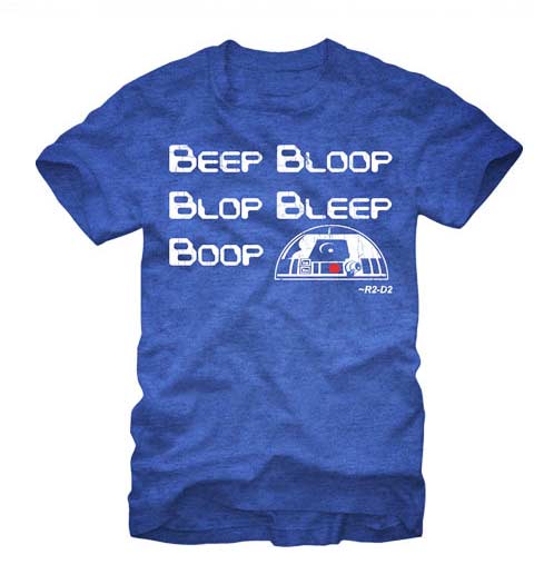 Beep! Bloop! Blop! Bleep! Blop! Funny Star Wars T-Shirt