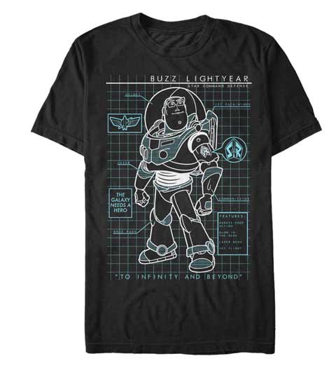Buzz Lightyear Schematic Tshirt