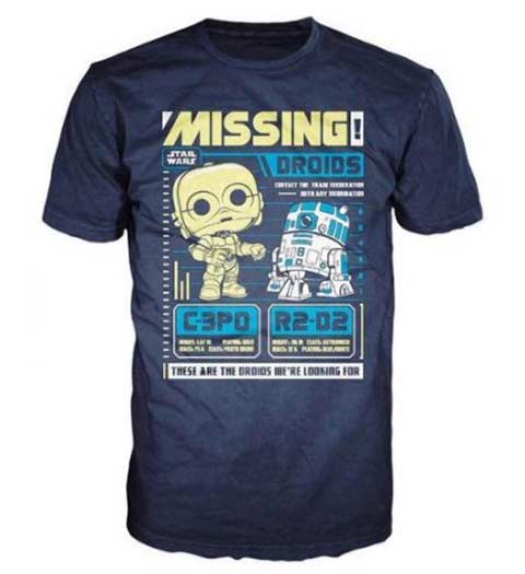 Missing Droids! Fun Star Wars T-Shirt