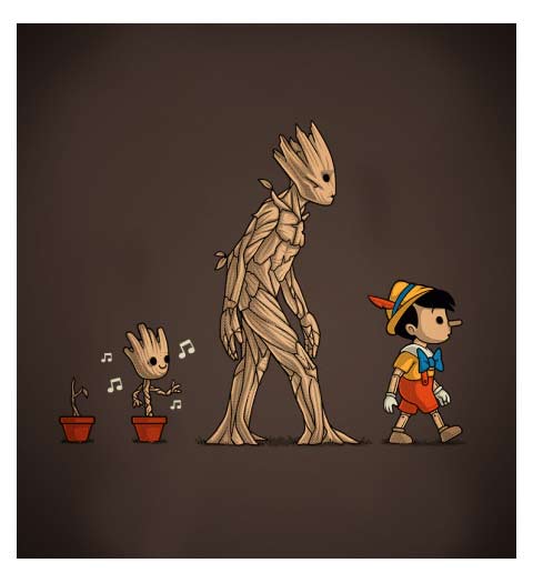 Groot Grows Up! Funny Disney Shirt