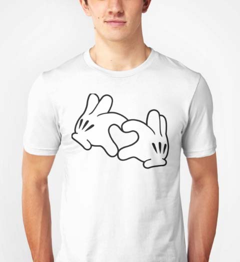 Heart Hands! Mickey Mouse Tshirt