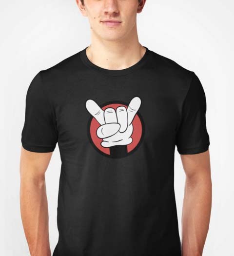 Devil Mickey Hands! Mickey Mouse Shirt