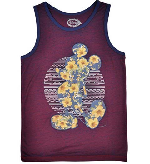Mickey Mouse: Floral Tank Top Design