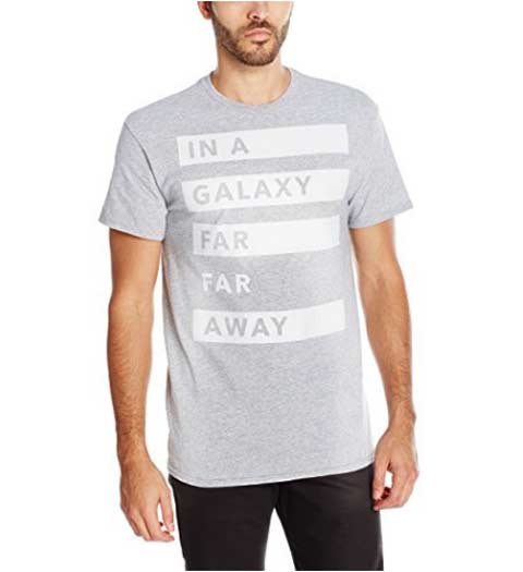 In a Galaxy Far Far Away shirt