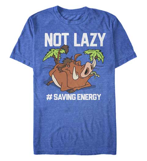 I'm Not Lazy! Lion King Shirt