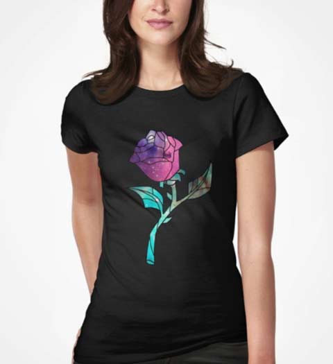 Beauty and the Beast Rose Shirt