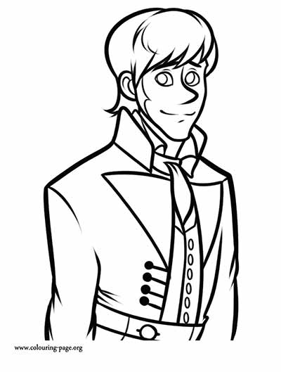Hans Coloring Pages from Frozen