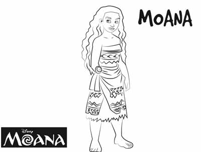 Moana  Coloring Pages