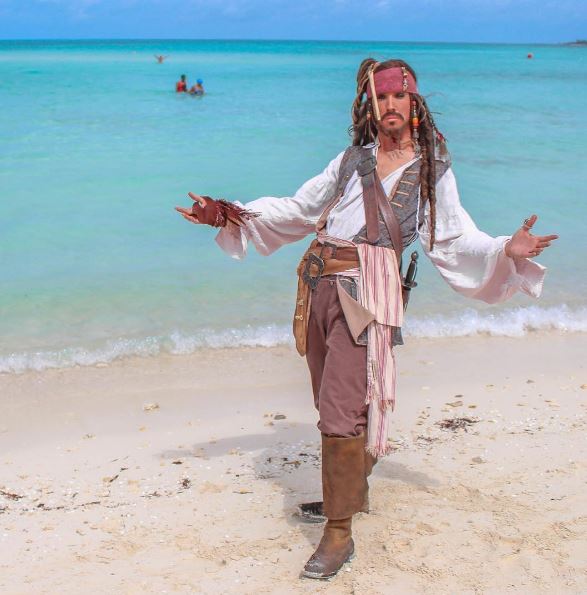 Castaway Cay Captain Jack Sparrow