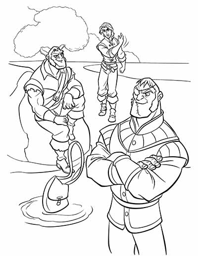 Flynn Rider Coloring Pages