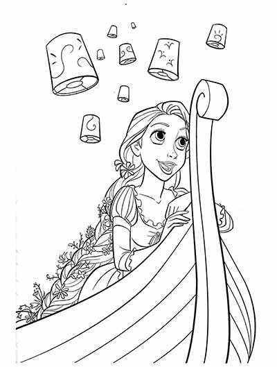 Tangled Printables & Coloring Pages