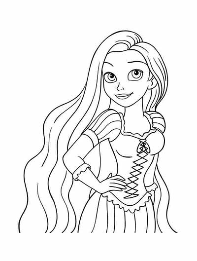 170 FREE Tangled Coloring Pages (March 2018) Rapunzel ...