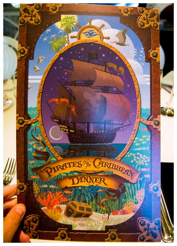 Disney Cruise Pirate Night Dinner Menu