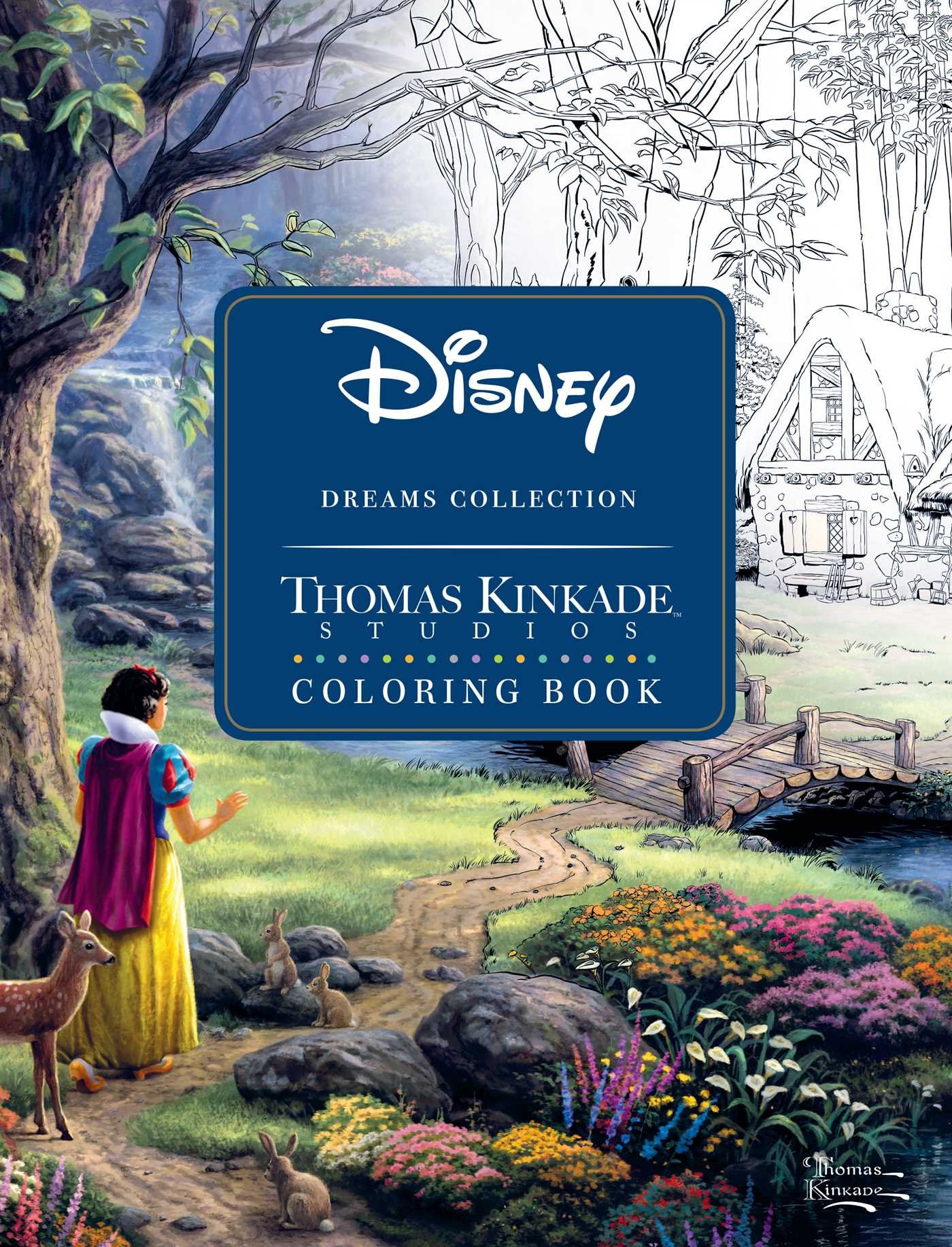 Best Thomas Kinkade Disney Coloring Book