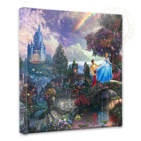 Cinderella Wishes Upon a Dream: Thomas Kinkade Disney Print