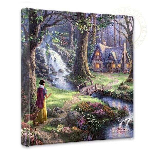 Snow White's Discovery: Thomas Kinkade Disney Print