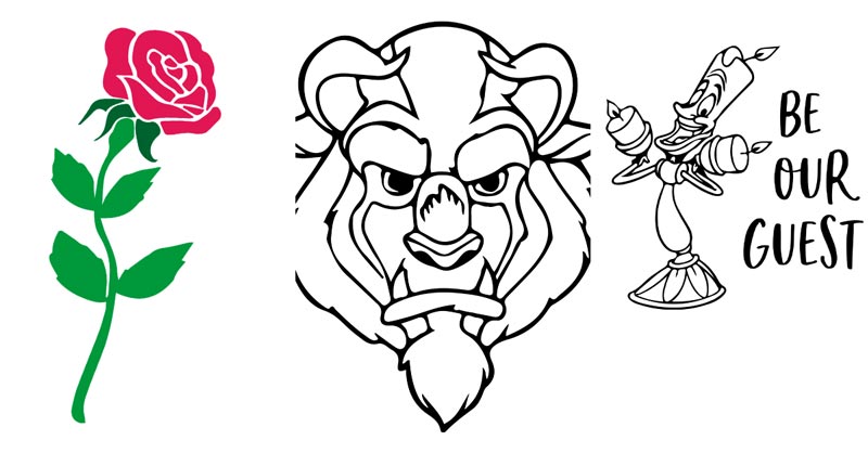 Beauty and the Beast SVG