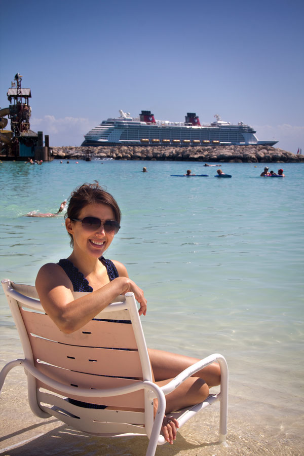 Here I am at one of my favorite places: Castaway Cay