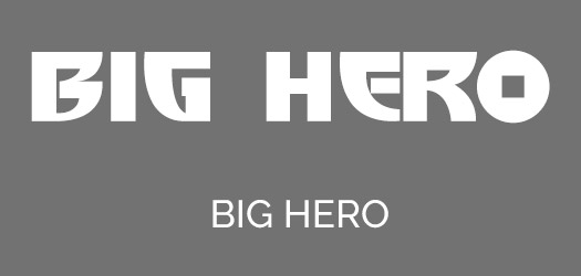 Free Big Hero 6 Movie Font