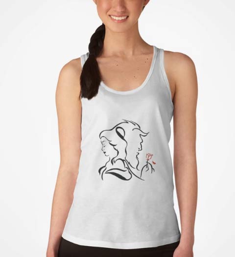 Beauty and the Beast Logo Tank Top