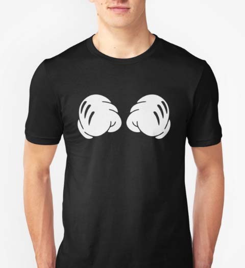 Boxing! Mickey Mouse Hands Shirts