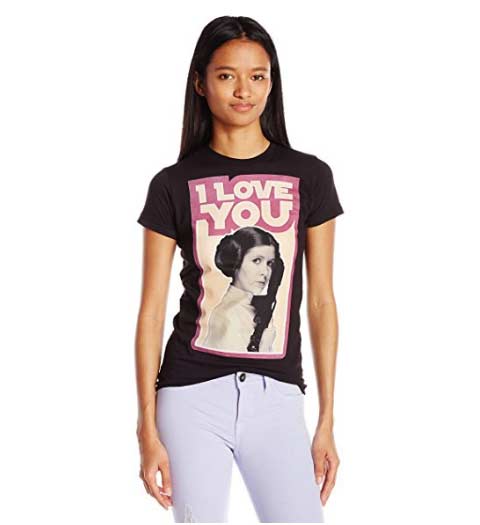 Princess Leia I Love You: Star Wars Shirt