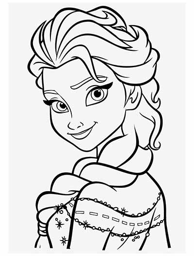 Free Frozen Coloring Pages