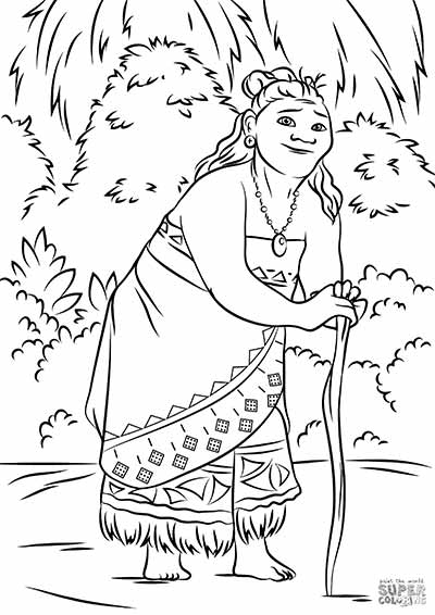Tala Coloring Pages from Moana