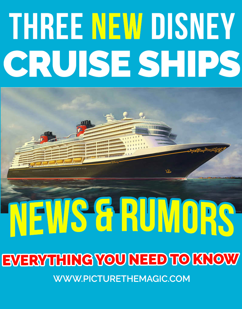 3 New Disney Cruise Ships! 