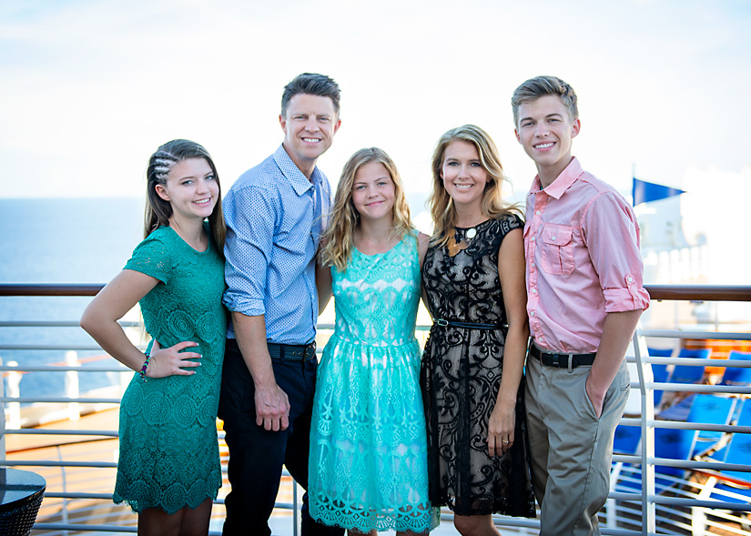 Alisha Molen and Family on Disney Cruise