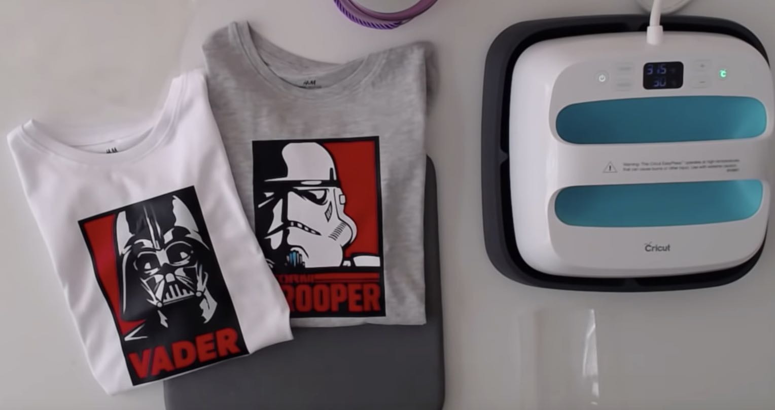 How to Make Star Wars Shirts using Cricut EasyPress