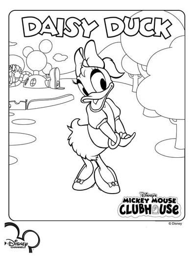 Mickey Mouse Clubhouse Coloring Pages