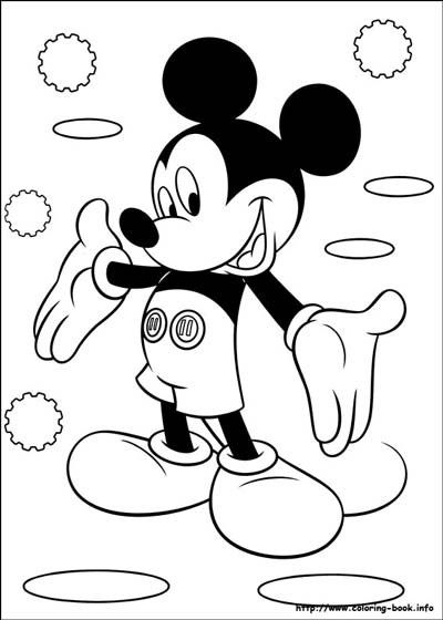101 Mickey Mouse Coloring Pages