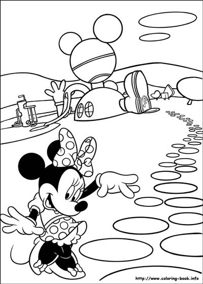 Minnie Mouse Coloring Pages