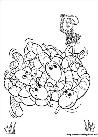 Woody Coloring Pages