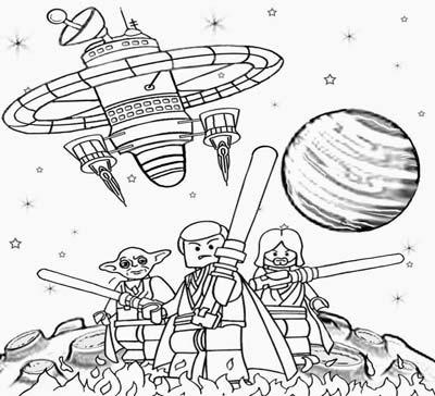 Lego Star Wars Coloring Pages