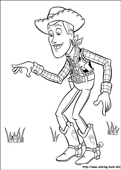 Woody Coloring Pages