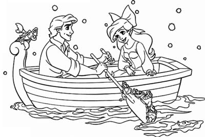 Prince Eric Coloring Pages