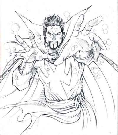 Doctor Strange Coloring Pages