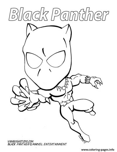 Black Panther Coloring Pages