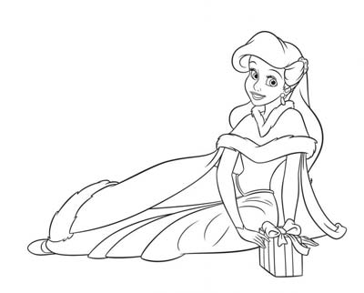 Princess Ariel Coloring Pages