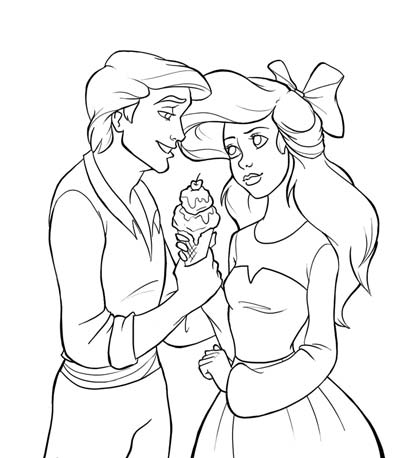 Prince Eric Coloring Pages