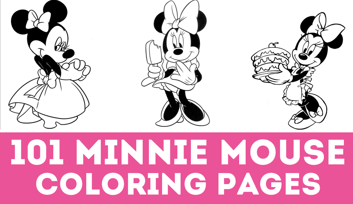 20 Minnie Mouse Coloring Pages