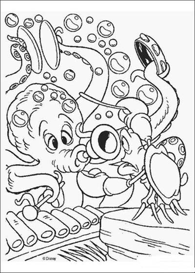More Little Mermaid Coloring Pages