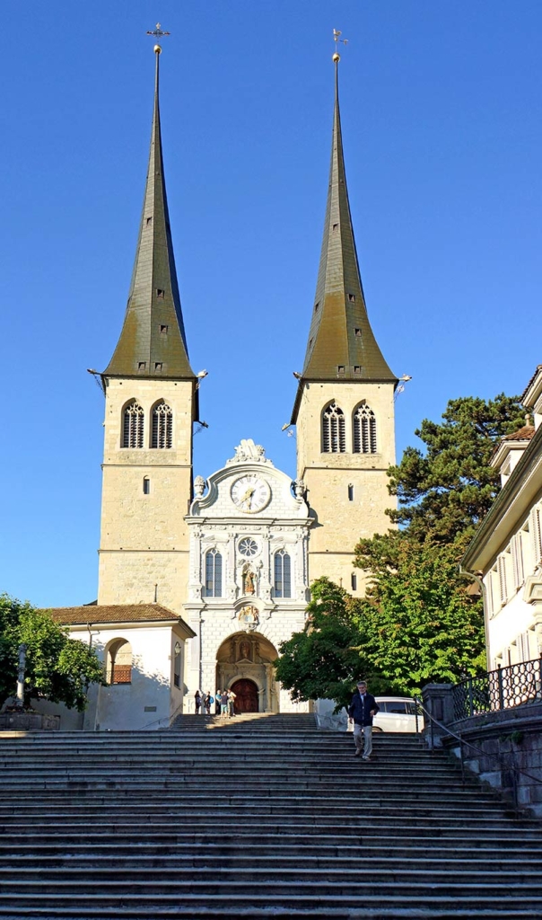 St. Leodegar's Church in Lucerne, Switzerland