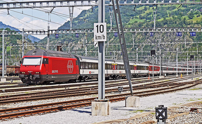 A train station in Zurich, Switzerland